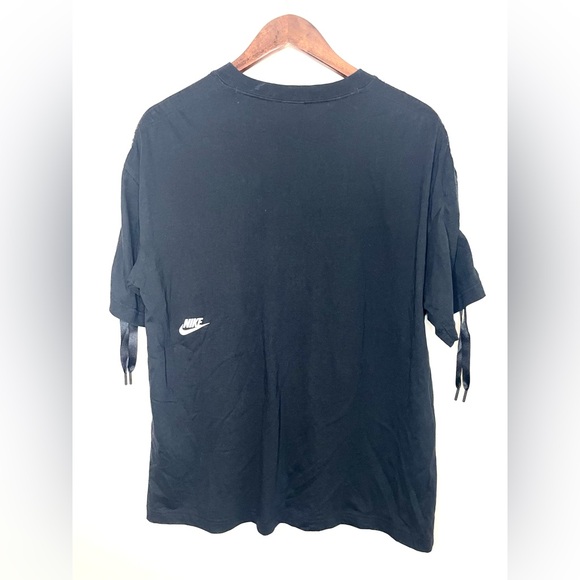 NIKE Sportswear Women’s White Dance Graphic Tie Sleeve T Shirt |‎ Small - Picture 11 of 13